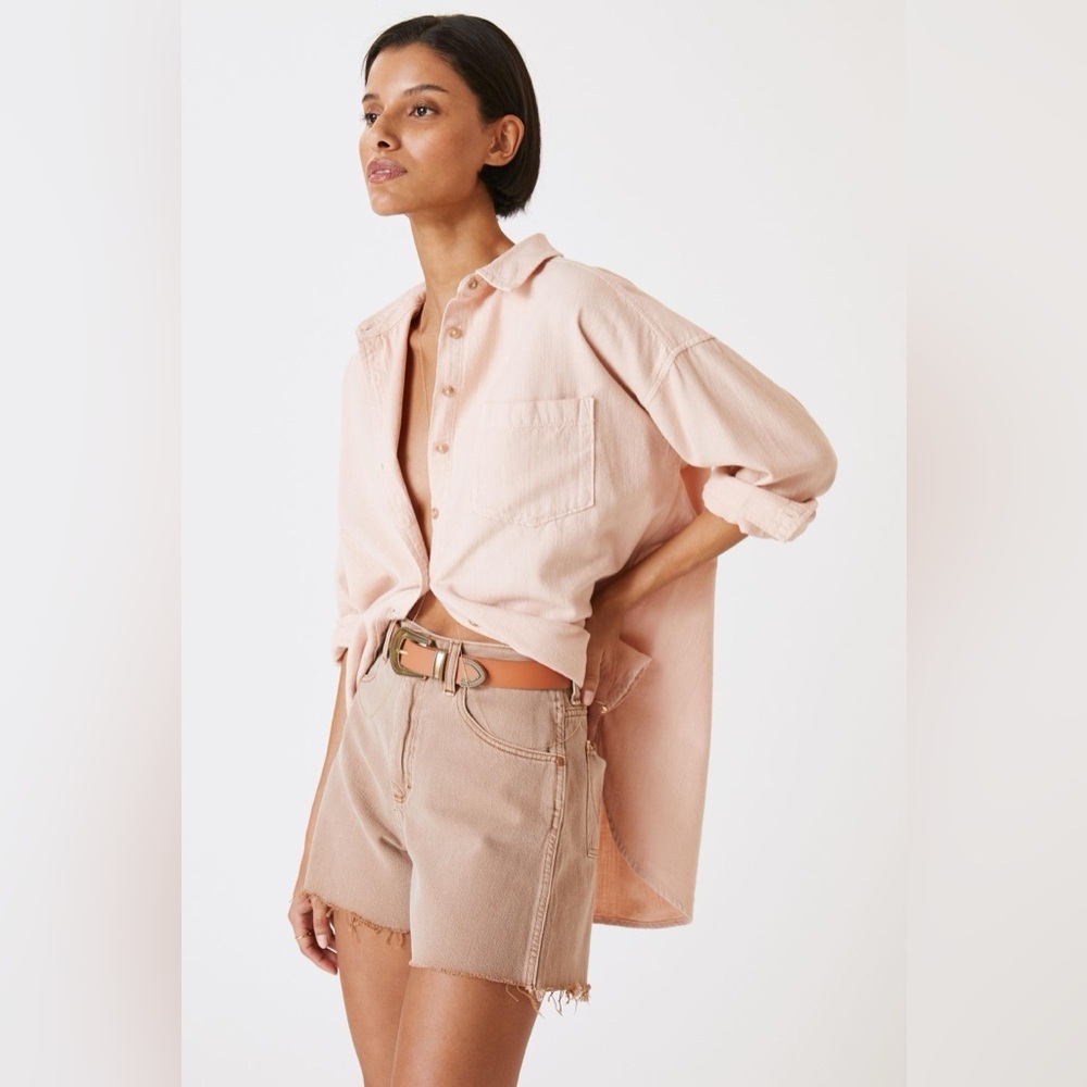 New York Style Long Sleeve Linen Shirt Button Down